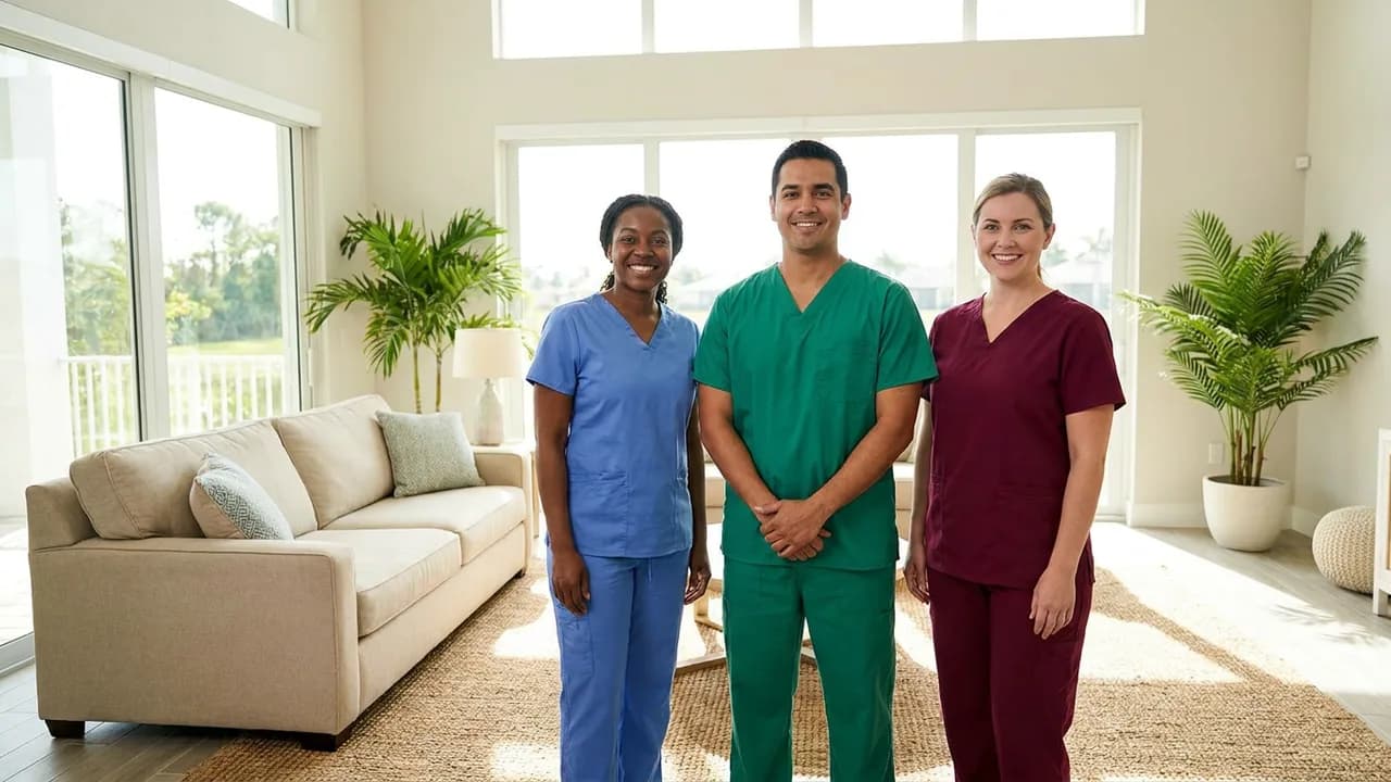 The Focus Family Care team of nurses and caregivers in West Palm Beach, Florida